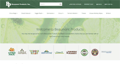 Desktop Screenshot of beaumontproducts.com